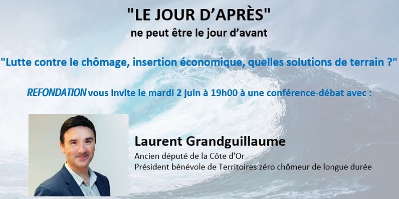 Lire la suite à propos de l’article Visioconférence « LE JOUR D’APRÈS », mardi 02 juin 2020 19h00.